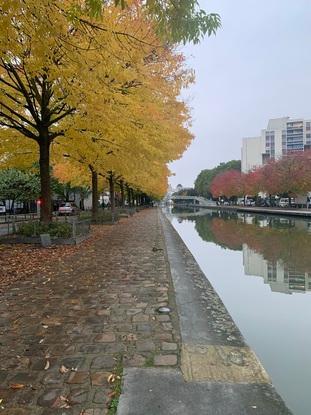 Walking in the canal