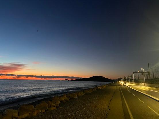 Footing à Antibes le matin