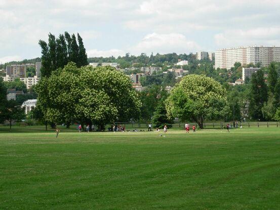 Photo du parc de Gerland, à 20min de chez moi