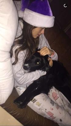 Moi avec ma chienne Freja