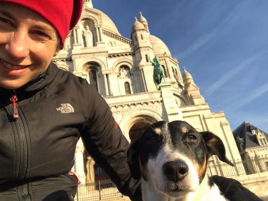 Balade ensoleillée à Montmartre avec mon petit pote