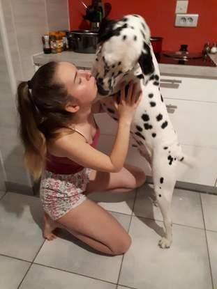 Moi et mon chien nasco