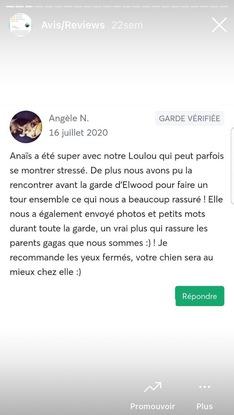 Quelques petits avis provenant de ma page Instagram 