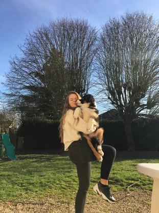 Gros câlin avec ma grosse boule de poil