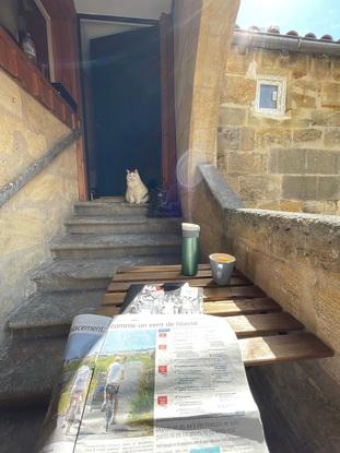 Terrasse dans l’entrée