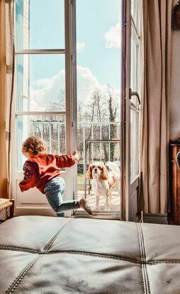 1ère étage de la maison avec balcon