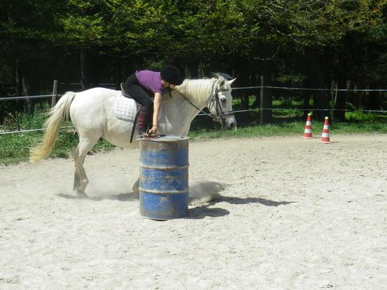 je ne fais pas d’équitation régulièrement mais j’ai quand même une certaine expérience