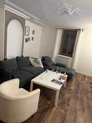 Le salon dans lequel votre toutous pourra dormir