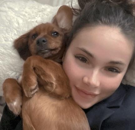 Ma chienne Syrah quand elle était bébé