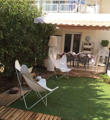 Une partie du jardin