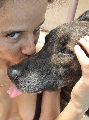 Avec mon foufou de malinois Jack