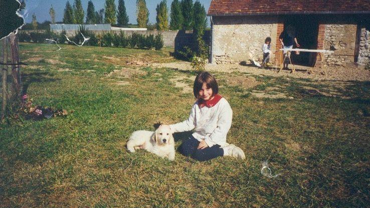 Première rencontre avec mon chien :) Nous étions tous les deux encore très jeunes...