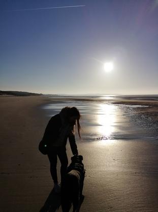 Sortie à la mer avec Lilla sur la plage de Wissant ! 
